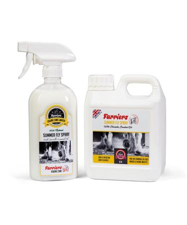 Farriers Citronella Horse Fly Spray (1.5 litres) - Buy Online on GoSupps.com