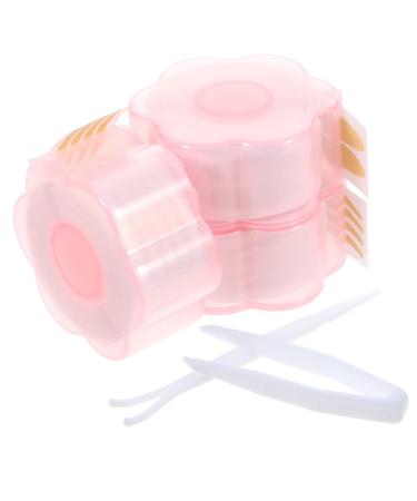 POPETPOP 3 Rolls Web text eyes adhesive eye lift tape double eyelid tape reel droopy eyelid tape strip lace lifting belt Lifter double eyelid sticker Quincunx invisible adhesive tape