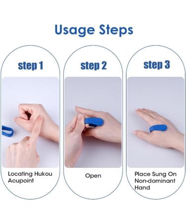 16-Piece Acupressure Clip Set | Handheld Massage Clips for Migraine Relief | International Shipping Available - Buy Online on GoSupps.com
