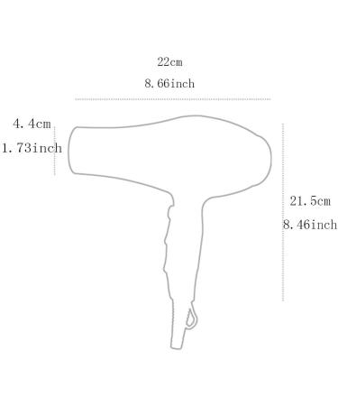 Hair Dryer Negative Ionic Fast Dry Low Noise Blow Dryer Professional Salon Hair Dryers Styling - Buy Online on GoSupps.com