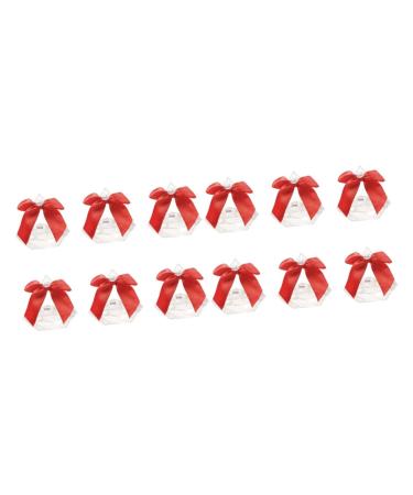 Artibetter 12 Pcs Wedding Candy Wedding Favors Candy Party Favor Candy Storage Boxes Favor Boxes for Wedding In Fashion Candy Gift Boxes Door Stoppers for Wall Wedding Party Mini Bride Manual