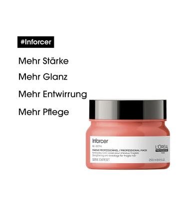 L'Or al Professionnel Inforcer Mask - Strengthening Hair Mask for Dry & Brittle Hair | Vitamin B6 & Biotin - Series Expert - Buy Online on GoSupps.com