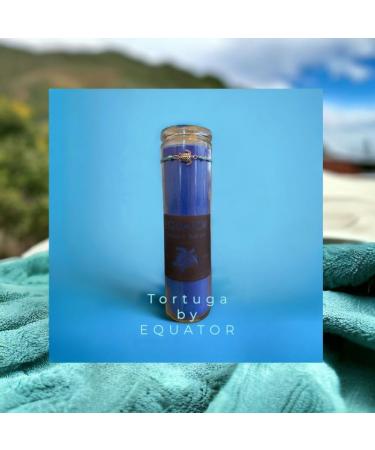 Tortuga by Equator Wellness Market - Blue Turtle Centering Candle for Meditation Yoga & Well-Being | Tropical Ambiance & Vitality Candle - Buy Online on GoSupps.com