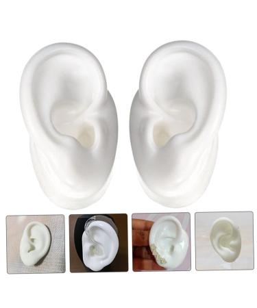 ULTECHNOVO 3 Pairs Soft Silicone Ear Models - Acupuncture & Jewelry Display Ear Mold Kit for Cleaning & Crafts - Buy Online on GoSupps.com