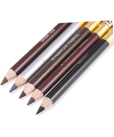 WOONEKY 4 Pcs Long Lasting Eyebrow Pencils Waterproof Eyebrow Pencil Light Grey Lead Pencils Eyebrown - Buy Online on GoSupps.com