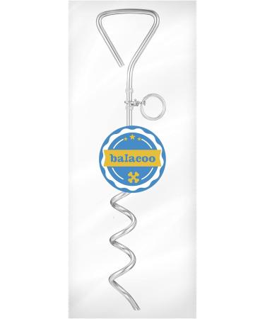 Balacoo Pet Stake Spiral Tie-Out Pet Supply Stake Dog Leash Anchor Stakes with Spiral Shape Suitable for Outdoor Yard and Camping Small Medium and Large Pets - Buy Online on GoSupps.com
