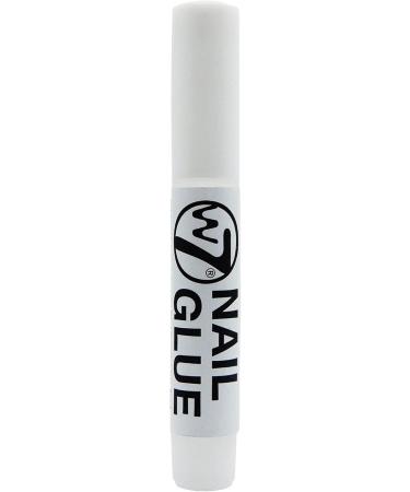 W7 Glamorous Nails - Salon Professional False Nails At Home - Glue Adhesive Included - Square Oval Shape - Jet Black - Buy Online on GoSupps.com