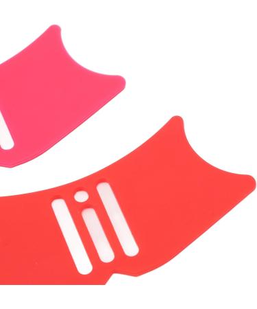 Nose Shadow Template Silicone Contour Tool for Nose Eyebrow and Makeup Tool Set with Applicator Guide for Beauty Enthusiasts (Rose Red+Red) - Buy Online on GoSupps.com