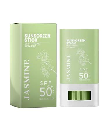 KARLOR Jasmine Sun Cream Stick Face Sunscreen Stick Sun Protection Stick SPF 50+ PA+++ UVA/UVB Radiation Face Sun Cream Face Body UV Protection Sun Lotion Beach Sports Refreshing