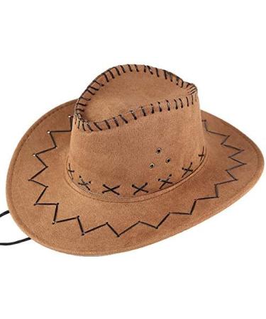 Nubobu Hillbilly Hat Unisex Grassland Sunshade Cap | Mongolian Cowboy Baseball Beer Hat - Khaki - Buy Online on GoSupps.com