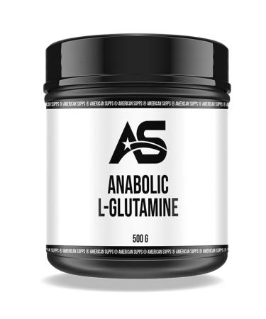 American Supps PREMIUM Glutamine Powder 500g - pure - tasteless + no additives
