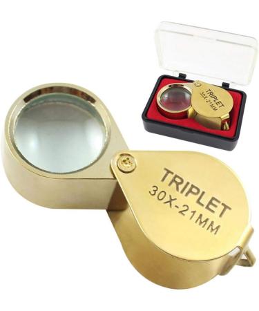 Magnifying Portable 30X Power Jewelers Magnifying Glass Gold Eye Loupe Jewelry Store Mini Magnifier 42x25x18 Mm (Color : A) Made in China - Buy Online on GoSupps.com
