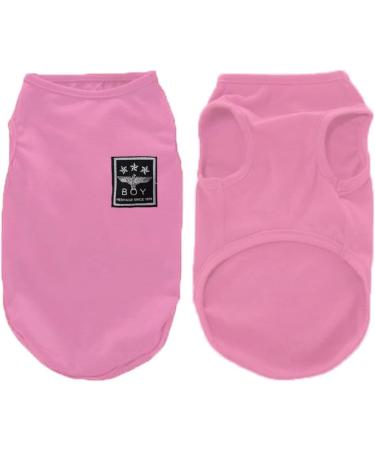 Shop Dog Clothing for Small Dogs | Breathable Cotton T-Shirts & Costumes | XXL Pink Dog Sunscreen Shirts - Buy Online on GoSupps.com
