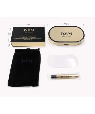 Eyebrow Powder Palette - Waterproof Non-Smudge Eye Brow Makeup Kit (Light Brown & Dark Brown) - Professional Cosmetics - Buy Online on GoSupps.com
