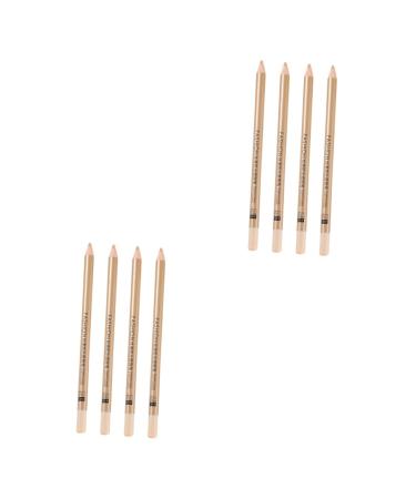 LALADEFIEE 8 Pcs Concealer Pen Women Makeup Supplies Concealer for Dark Circles Makeup Concealer White Wooden