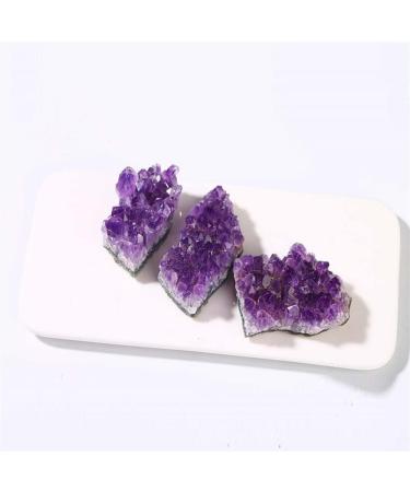 Meditation Home Natural Quartz Amethyst Cluster Healing Stones Specimen Home Decoration Crafts Purple Crystal Mineral Sample 1Pcs Crystal Cluster (Color : Crystsl Cluster Size : 30-40g) 30-40g Crystsl Cluster - Buy Online on GoSupps.com