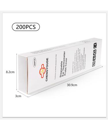 200 Pcs Ear Thermometer Probe Covers Refill Caps Thermometer Covers for All Braun Thermometer Models and Various Types of Digital Thermometers - Buy Online on GoSupps.com