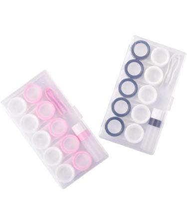 Buy Healvian 8 Sets Contact Lens Storage Box - Travel-Friendly Colored Cases for Safe & Organized Lens Storage - Buy Online on GoSupps.com