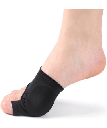 Bunion Corrector Sleeve for Hallux Valgus Relief - Stretchy Big Toe Separator Sock in Black, Size 35-39 - Buy Online on GoSupps.com