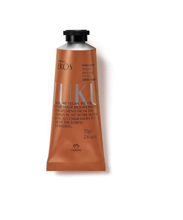 Natura - EKOS tukuma hand cream - upholstery effect - for dry damaged and cracked cuticles and hands - quickly pulls in - 100% vegan - cruelty free - 75 g