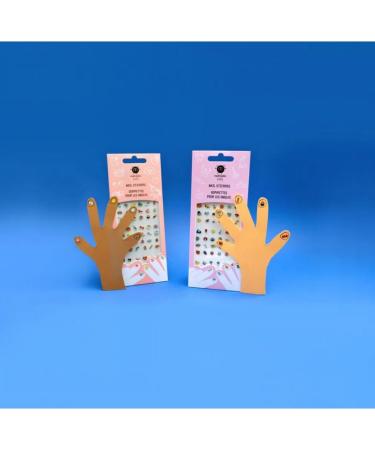 Nailmatic Magic Nail Stickers for Kids - 72 Pc Cute Nail Stickers for Nail Art DIY Manicure Decals Self Adhesive - Halloween Unicorn Rainbow Heart Star - Buy Online on GoSupps.com