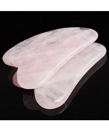 Face Massager Gua Sha Rose Quartz Jade Guasha Stone for Chin Neck Face Lifting Wrinkle Remover Skin Detox Beauty Care 1Pcs (Color : Heart) - Buy Online on GoSupps.com