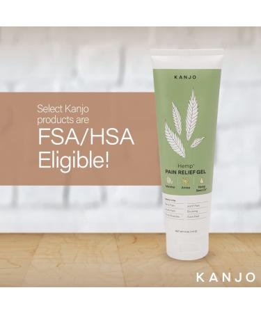 Hemp Pain Relief Gel with Menthol, Arnica & Hemp Seed Oil for Back, Knee, Foot, Nerve & Shoulder | FSA HSA Eligible | Topical Gel for Muscles - Buy Online on GoSupps.com