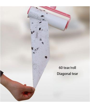 16cm Large Surface Lint Roller with 7 Refills - Effective Pet Hair Remover for Clothes & Furniture - 420 Sheets - Purple Rodillo Quitapelusas - Buy Online on GoSupps.com