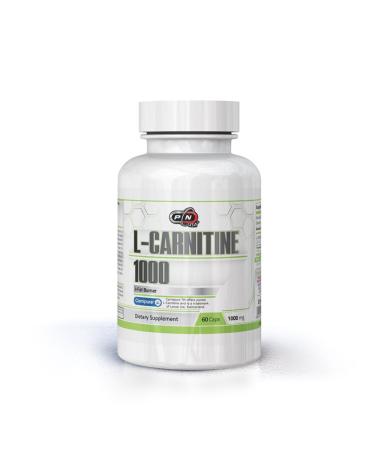 Pure Nutrition USA L-CARNITINE 1000 Pure L Carnitine 1000mg Capsules (60 Caps)