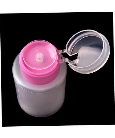 3 pieces nailing tool manicure accessories bottle for nail polish remover nail accessories nail art accessories water nail polish remover bottle press cosmetics alcohol 10.5x5.5cm pink - Buy Online on GoSupps.com