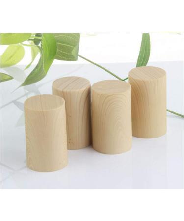 2PCS 120ml/4oz Empty Clear Frosted Glass Lotion Pump Bottle Jars with Wood Grain Cap Cosmetic Makeup Packing Storage Container Dispenser for Essential Oil Emulsion Essence Toiletries Toner Liquid - Buy Online on GoSupps.com