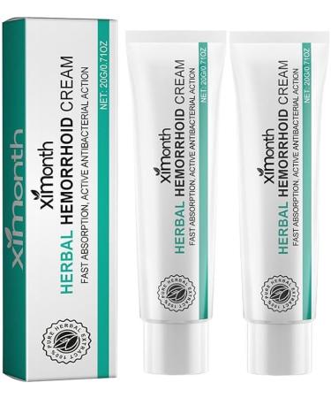 Hemorrhoid Cream Herbal Hemorrhoids Cream for Men and Women (2PC) Health - Buy Online on GoSupps.com