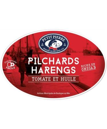 PETIT PIERRE - Pilchards Herring Tomato and Msc Oil 367G - Pack of 4 - Special Offer - Buy Online on GoSupps.com