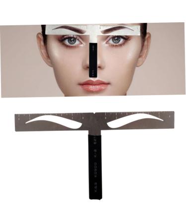 Beavorty 2pcs Eyebrow Ruler Stencil Eyebrow Drawing Tool Brow Stencils Template Balance Positioning Ruler - Buy Online on GoSupps.com