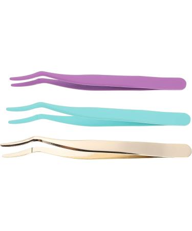 Frcolor 15-Part Beauty Tweezers Set - Precision Tools for Home & Salon Eyelash & Brow Grooming Includes 5 Medium Clips - International Shipping Available - Buy Online on GoSupps.com