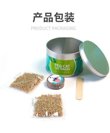 Aoun 2 PCS Organic Cat Grass Growing kit for Indoor Cats Cat Grass Kit with Planter and Soil and Seeds Great for Indoor or Outdoor Cat Dogs and Other Pets. Prevent Hairballs and Aid Digestion - Buy Online on GoSupps.com