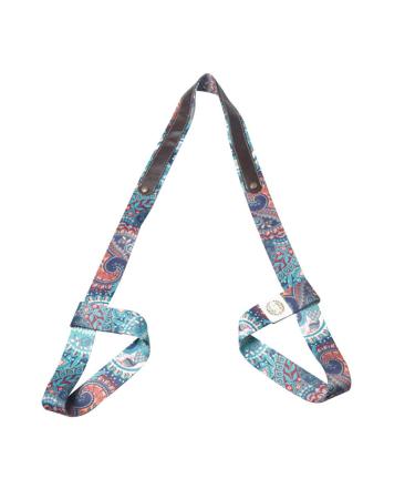 Almabner yoga matt straps yoga mat Trageniemen printed for fitness sports sport stretch yoga mat shoulder strap adjustable loops for all mat greats not zero mandala free size