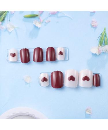 100 PCS Transparent Nail Holder with 120 PCS Double Side Tape - Acrylic Display Stand for Nail Salon & Home Office - Buy Online on GoSupps.com