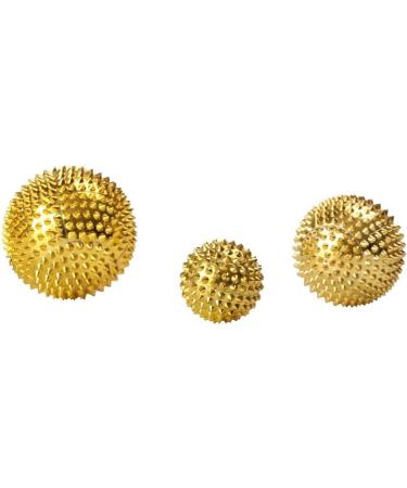 D DOLITY 3 Pieces Magnetic Acupressure Balls - Gold | Effective Pain Relief & Wellness Tools - Shop Internationally - Buy Online on GoSupps.com