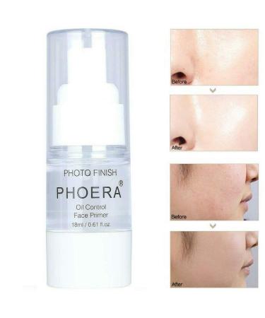 Phoera Face Primer with Invisible Pores, Oil Control, and Added Vitamins - Matte Finish, Long Lasting Makeup Base - 18ml Primer - Buy Online on GoSupps.com