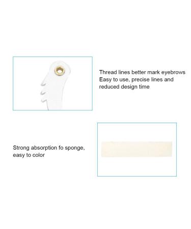 Eyebrow Ruler & Microblading Stencil Kit - Perfectly Shape Your Brows | International Shipping - Buy Online on GoSupps.com