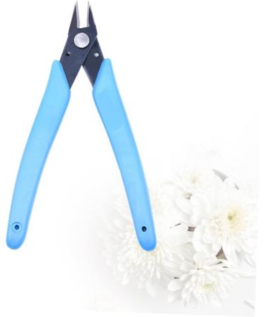 FOMIYES Nail Care Supplie Cuticle Fingernail Clippers Toenail Toenail Nippers Toenail File Fingernail File Rhinestone Outfit Fashion Jewelry Diagonal Pliers Manicure Blue 13*5cm - Buy Online on GoSupps.com