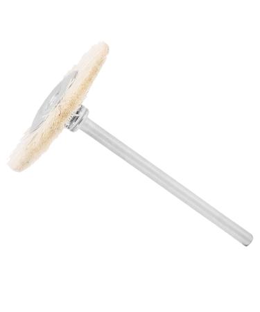 Nail Drill Bit Brush Manicure Tool Nail Drill Accessory Practical for Home Use and Nail Salon(T type white)