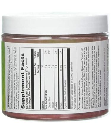 Sunny Green Organic Beetroot Powder 7.4 oz - Natural Superfood for Health & Wellness - Buy Online on GoSupps.com