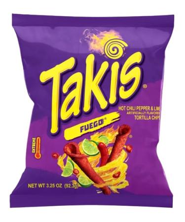 Cyngert Cyngert Takis Fuego 92g tortilla chips hot pepper and lime