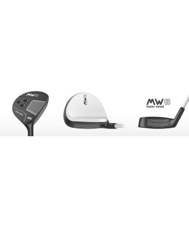 MW8 Moon Wood Premium Golf Fairway Wood | Men and Women | Senior 25 | Graphite Shaft | Stainless Steel Clubhead | Includes Headcover | Legal for Tournament Play - Buy Online on GoSupps.com
