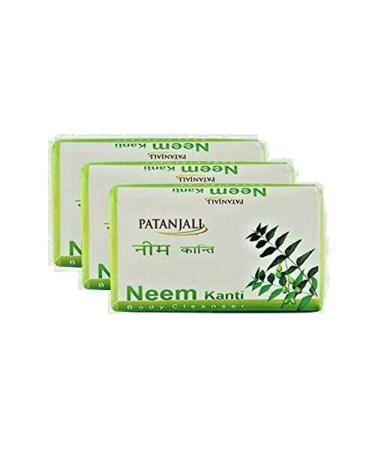 Pack of 3 - Patanjali Neem Kanti Body Cleanser - 150g