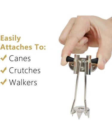 Syrisora Cane Ice Grip Attachment Walking Mobility Crutches Non Slip Ice Grip - Buy Online on GoSupps.com