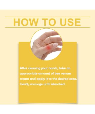 3pcs Bee Venom Skin Treatment Cream Bee Venom Skin Repair Cream Professional Joint Gel Suitable for Hand Shoulder Neck Knee 5.9*2.04*2.04 IN - Buy Online on GoSupps.com