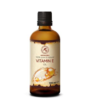 Vitamin E oil 100ml - of course - rich in vitamin E - vitamin e oil - care for face - body care - hair - cosmetics oil 100 ml (1 Pack) - Buy Online on GoSupps.com
